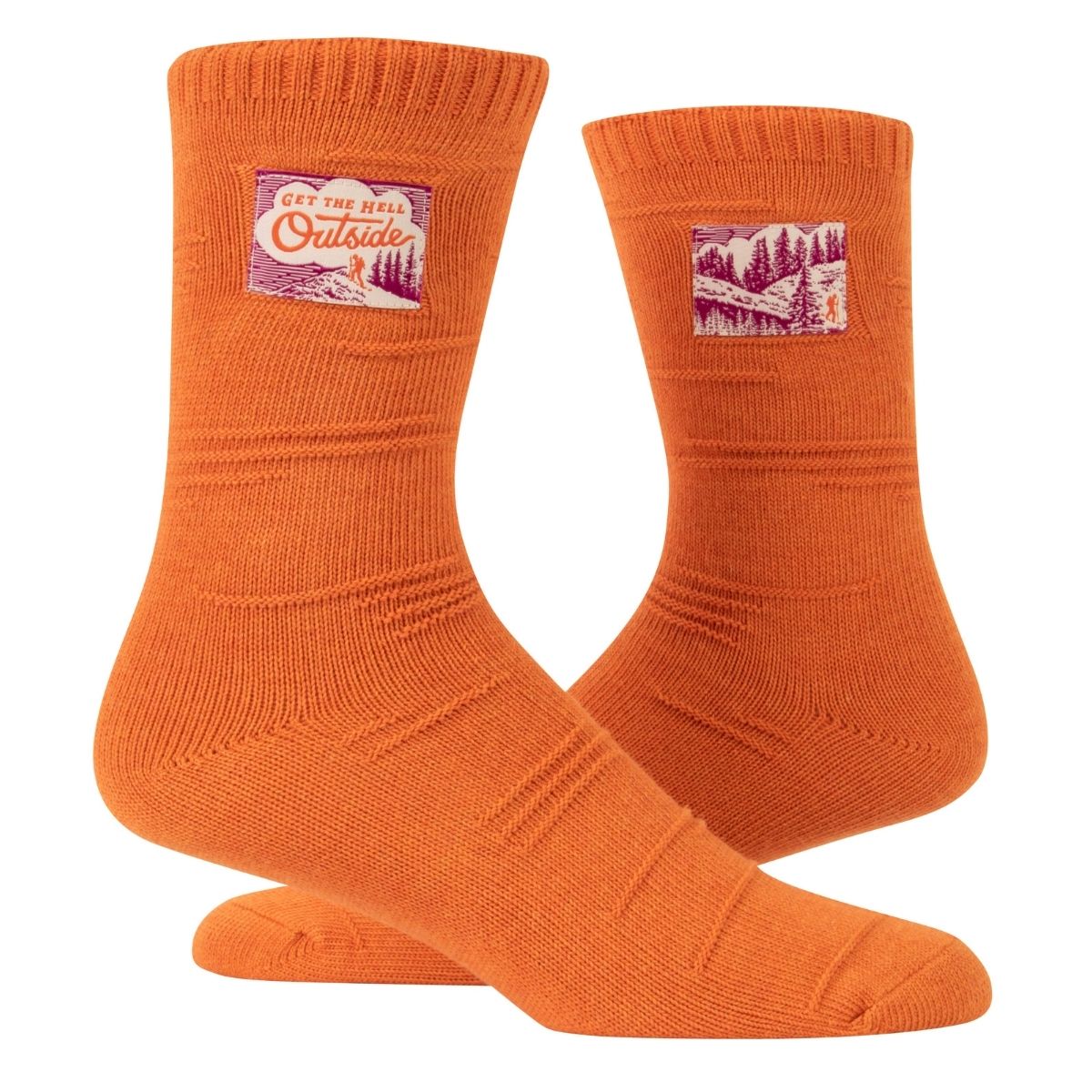 גרביים מכותנה אורגנית Get The Hell Outside – תמונה 3