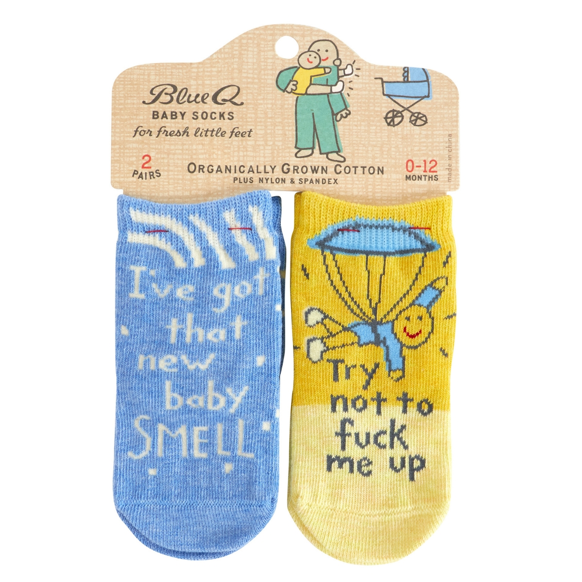 גרבי תינוקות Baby Smell/ Fuck Up