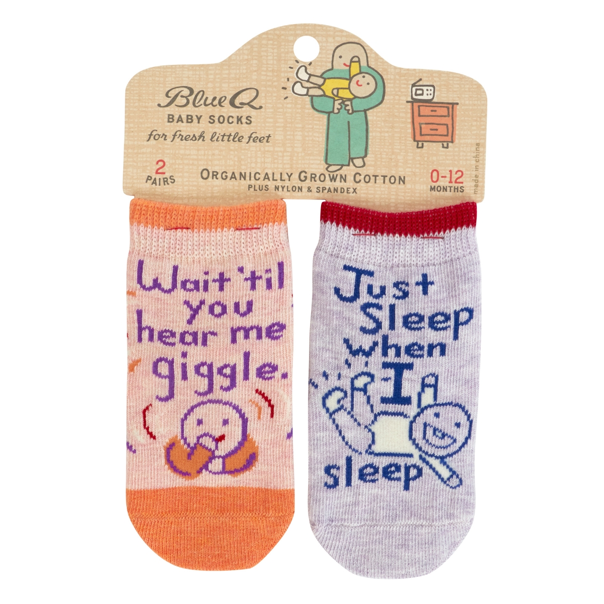 גרבי תינוקות Hear Me Giggle/ Sleep