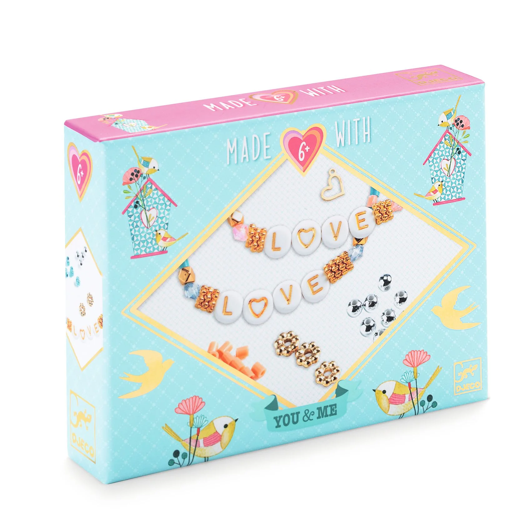 יצירה צמידי חברות - לי ולך אותיות