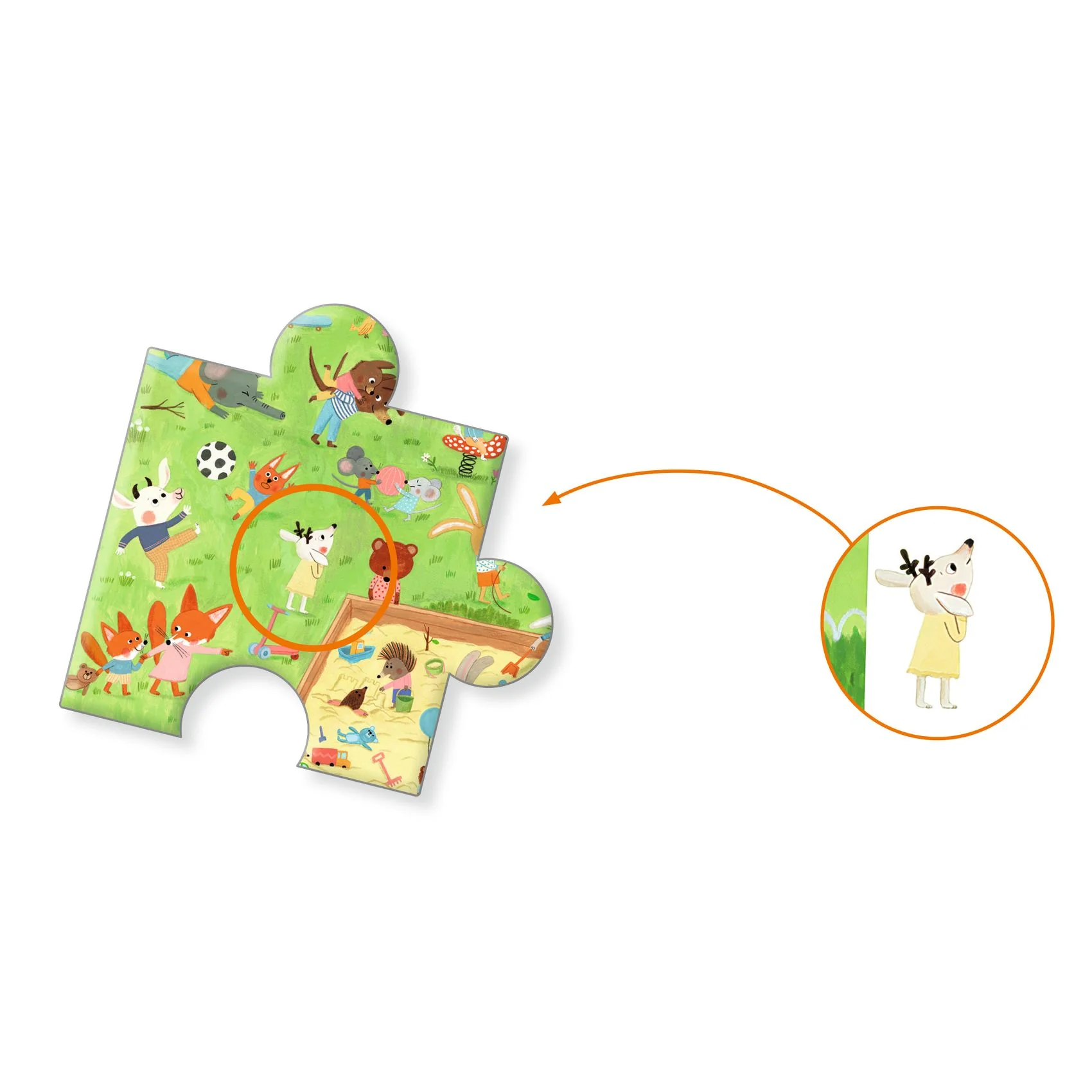 פאזל מסגרת 35 - גינת משחק – תמונה 4