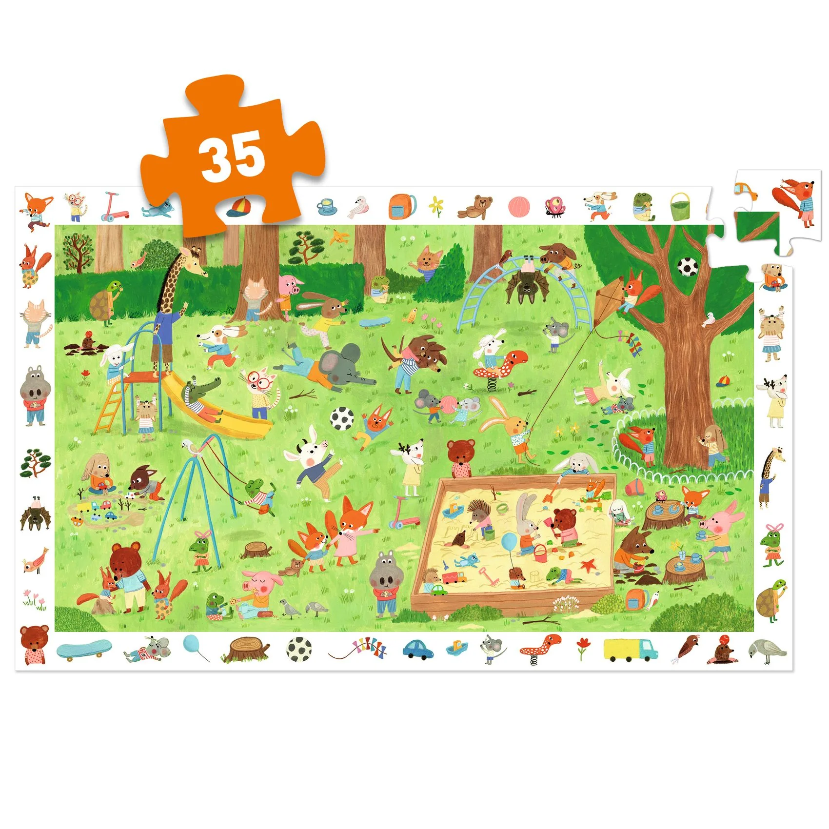 פאזל מסגרת 35 - גינת משחק – תמונה 3
