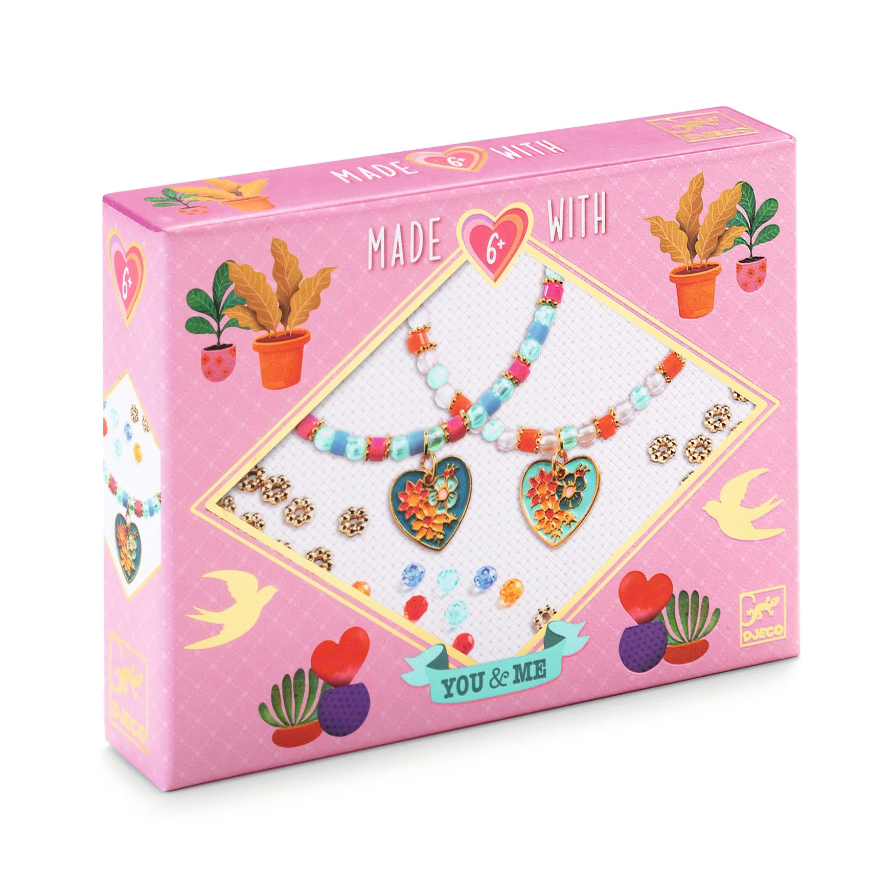 יצירה צמידי חברות - לי ולך לבבות