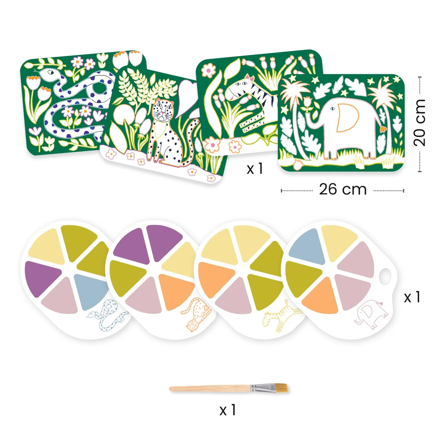 יצירה - צבעי מים , טבע פראי – תמונה 3