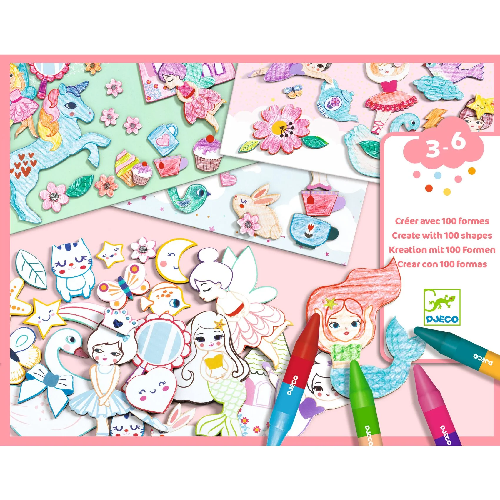 יצירה לקטנים- עולם יצירה ורוד