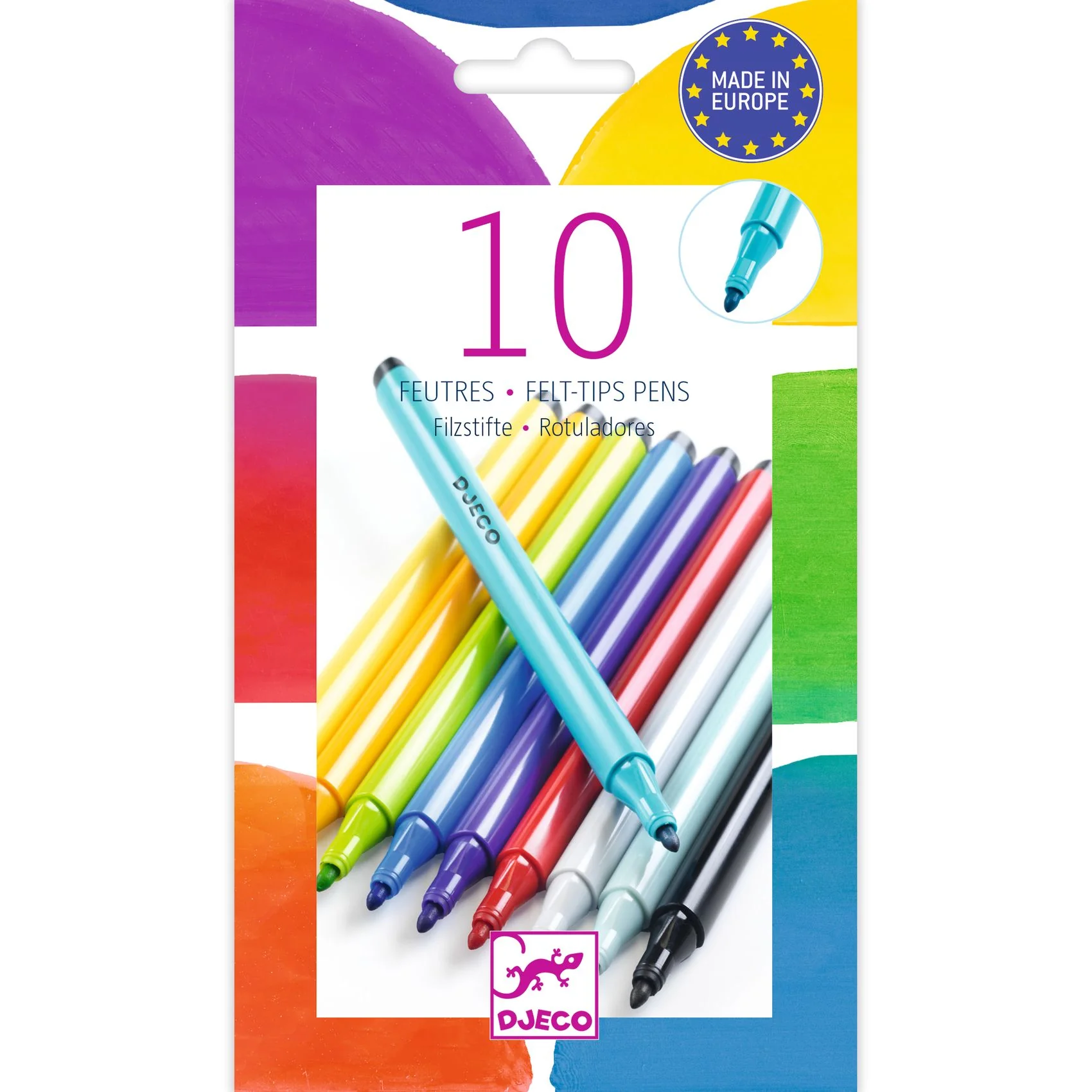 יצירה חומרים – 10 טושים קשת