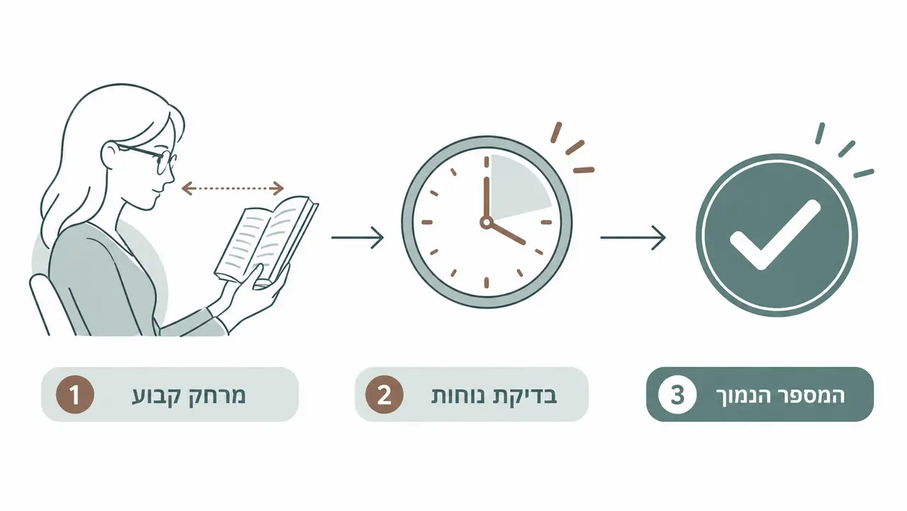 איך מודדים דיופטר בבית בלי ציוד מיוחד?