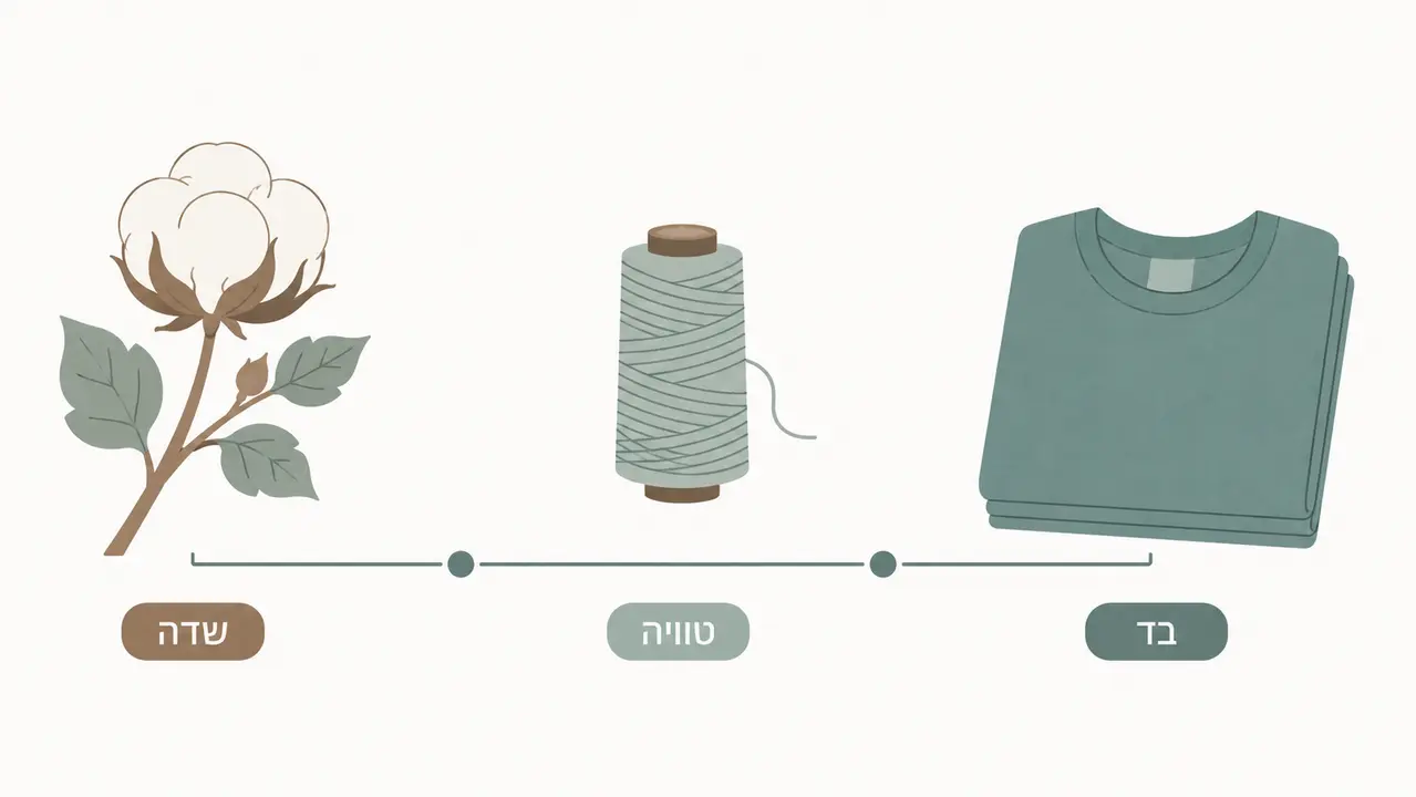 ‏מה זה כותנה אורגנית וכל מה שצריך לדעת