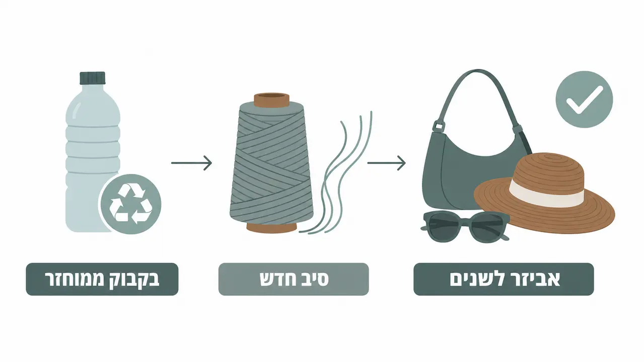 ‏מדריך לקניית אביזרים ממוחזרים בסטייל אקו שיק