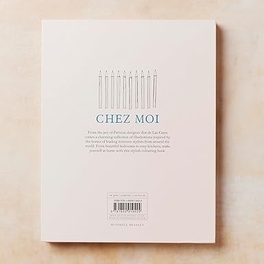 ספר צביעה דקורטיבי- Chez Moi – תמונה 5