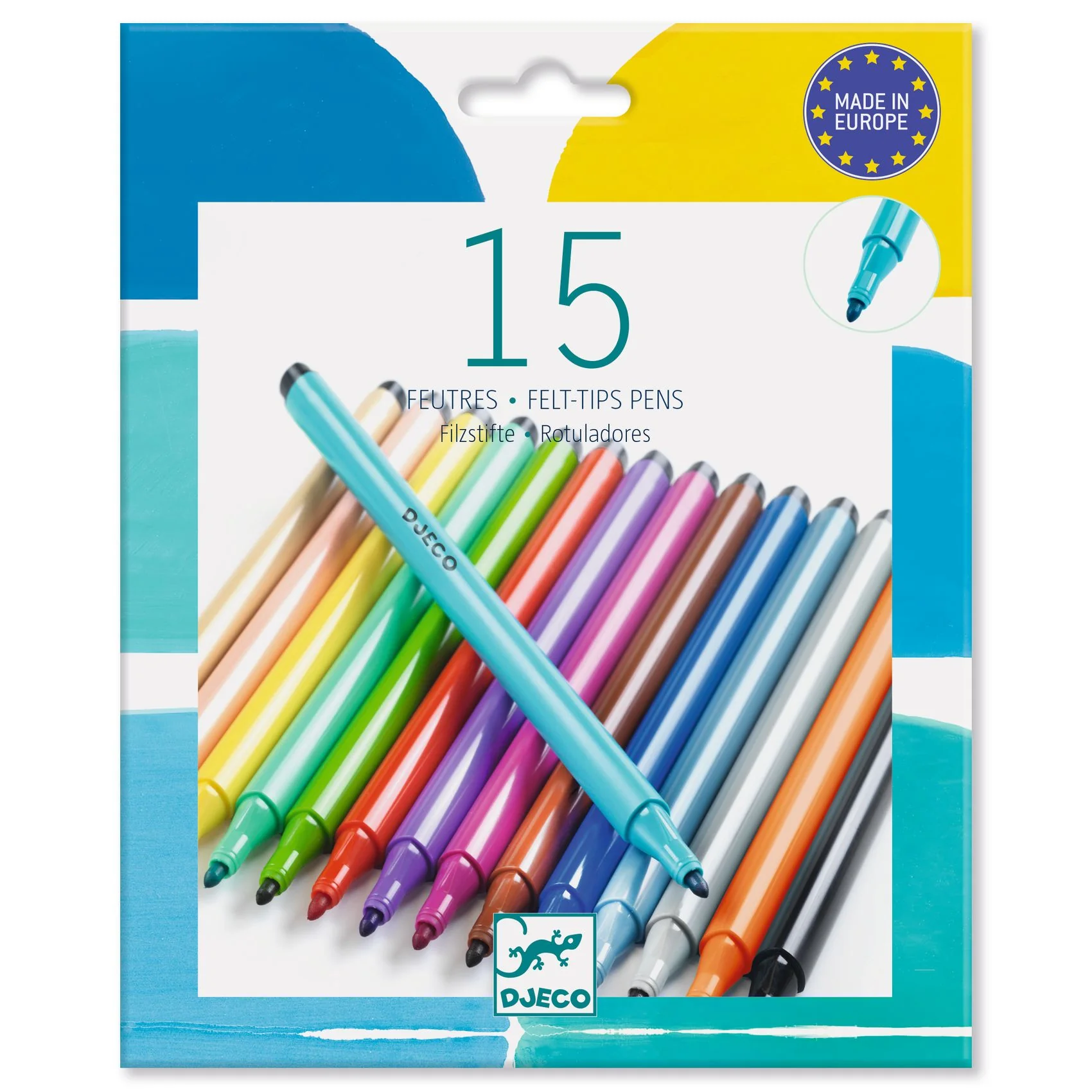 יצירה חומרים - 15 טושים פסיפיק
